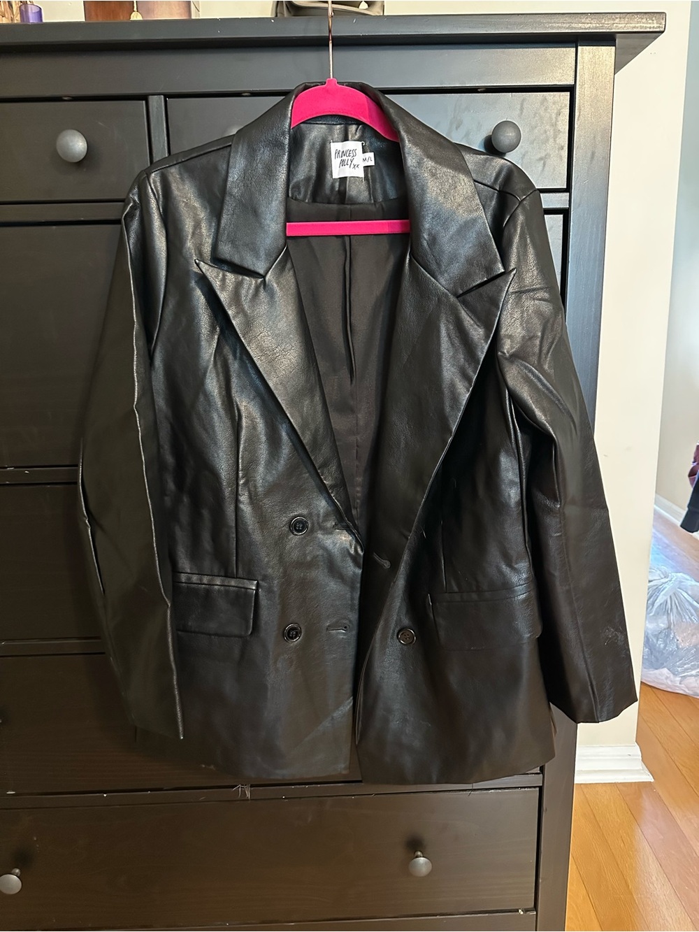 Faux leather Princess Polly jacket